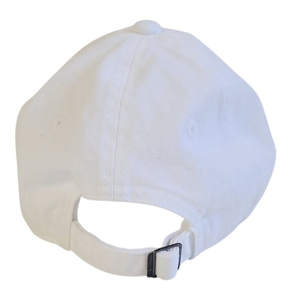 Nike Hat Cap Strap Back White Black Swoosh Embroidered Casual Men's Adjustable - Picture 6 of 12
